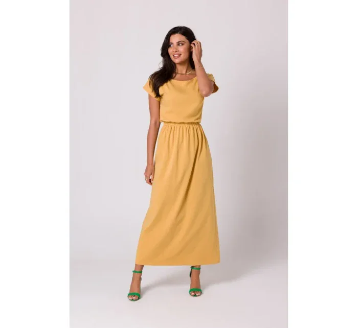 Maxi šaty s elastickým pasem model 18407303 - BeWear