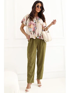 Kordové kalhoty model 227687 Rue Paris