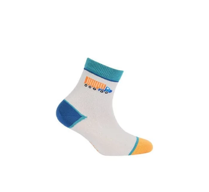 Skarpety  chłopięce wzorowane model 16127234 - Wola