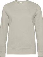 B&C QUEEN Crew Neck_° Dámská mikina 01.W01Q grey fog