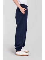 Fruit of the Loom Iconic Premium Elasticated Cuff Jog Pants Tepláky z těžké bavlny 16.4056 deep navy Fruit of the Loom Iconic Premium Elasticated Cuff Jog Pants Tepláky z těžké bavlny 16.4056 deep navy