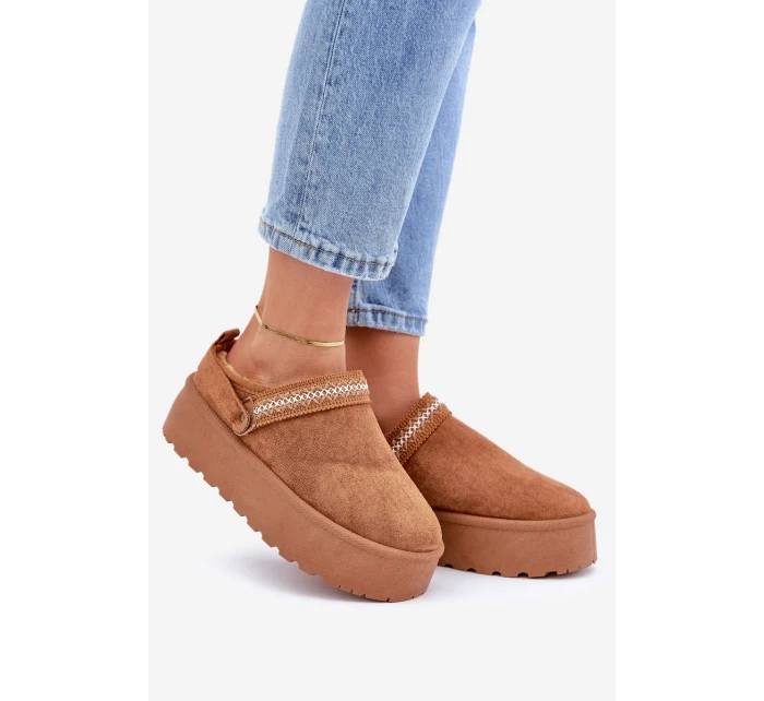 Sněhule S Dekorativním Vyšíváním Camel Selithria