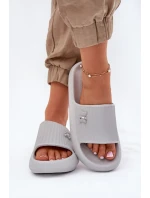 Dámské Pěnové Sandály Na Platformě S  Šedé model 21697225 - VINCEZA