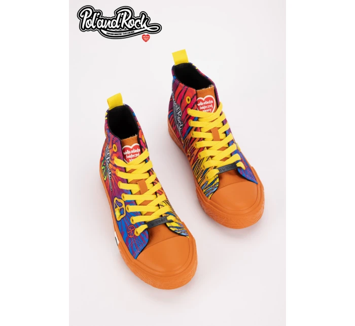 Tenisky Pol'and'Rock Festival X Big Star SS174502 Oranžové Tenisky Pol'and'Rock Festival X Big Star SS174502 Oranžové