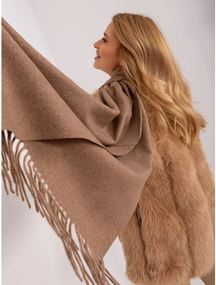 Szalik AT SZ model 19776030 ciemny bezowy - FPrice