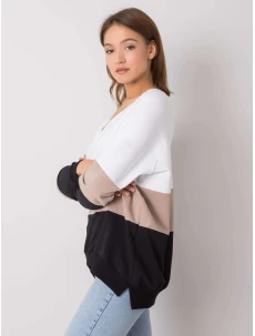 Mikina RV BL 5972.07 černá a béžová