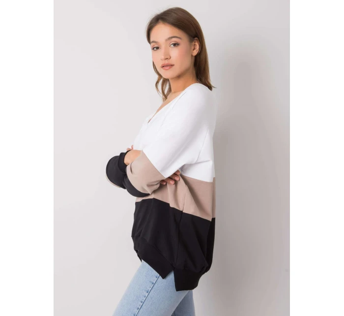 Mikina RV BL 5972.07 černá a béžová