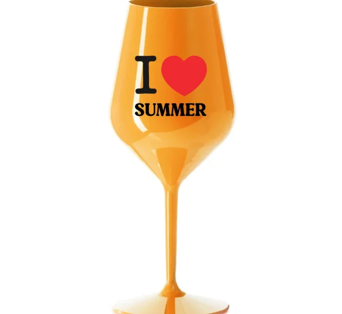 Personalizovaná nerozbitná sklenice - I love 