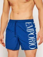 Pánské plavkové šortky 211740 1P414 23033 modrá - Emporio Armani