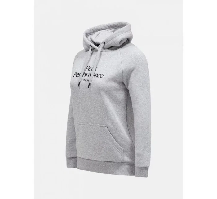Dámská mikina Original Hood W G77747080-M03 šedá - Peak Performance