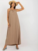 Dámské šaty 203D.38P béžové - FPrice