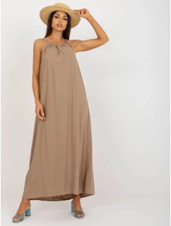 Dámské šaty 203D.38P béžové -  FPrice