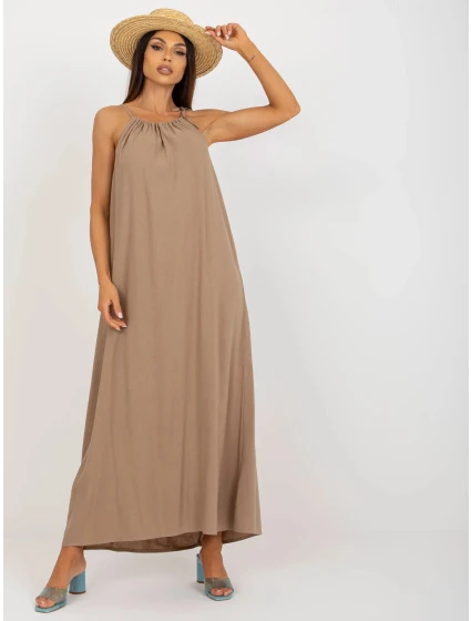 Dámské šaty 203D.38P béžové -  FPrice