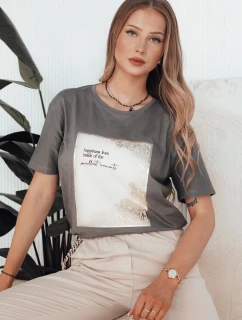 Dámské tričko CHANTE graphite Dstreet RY2585
