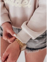 Dámská oversize mikina s medvídky MISOBEARS beige FashionStreet BY1438