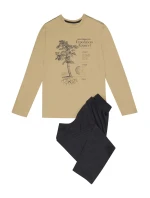 Pánské pyžamo  beige  model 20498556 - Henderson