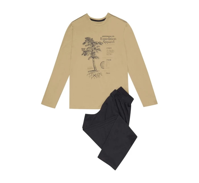 Pánské pyžamo  beige  model 20498556 - Henderson