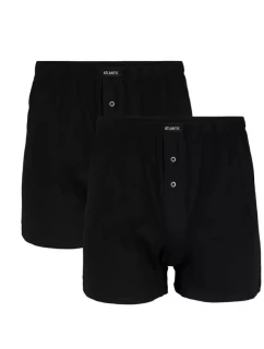 Pánské trenýrky 2 pack 003 black - Atlantic