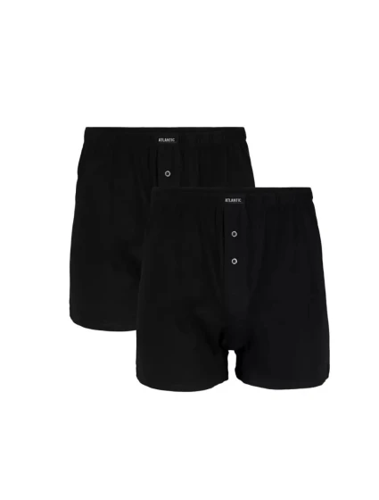 Pánské trenýrky 2 pack 003 black - Atlantic