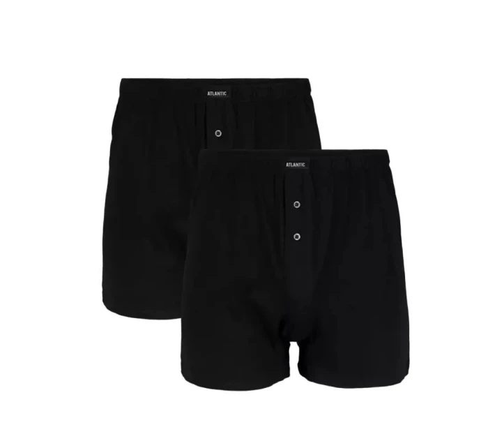 Pánské trenýrky 2 pack 003 black - Atlantic
