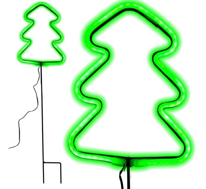 NEON GREEN CHOIN 87 LED BATERIE 16x91CM LUCA