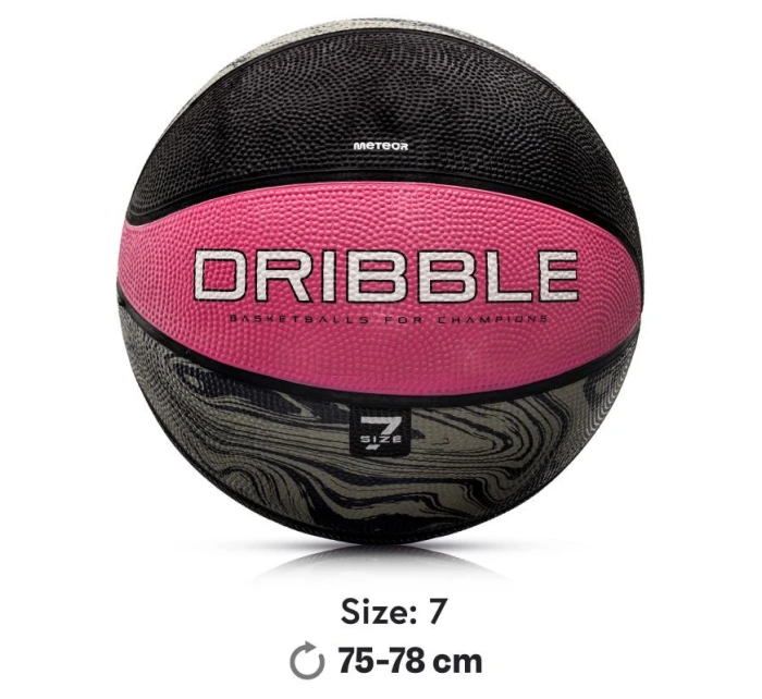 Meteor Dribble basketbal růžový