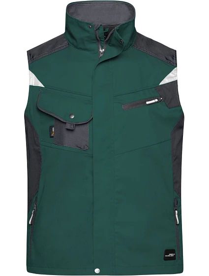 Daiber JN 822 Pracovní vesta - Strong 02.0822 dark green/black Daiber JN 822 Pracovní vesta - Strong 02.0822 dark green/black
