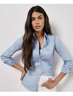 KK 702 Halenka Oxford s dlouhým rukávem royal model 22420468 - Kustom Kit KK 702 Halenka Oxford s dlouhým rukávem royal model 22420468 - Kustom Kit