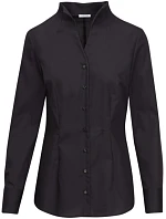 Blouse Slim LSL Popelínová halenka s dlouhým rukávem black model 22501078 - Seidensticker Blouse Slim LSL Popelínová halenka s dlouhým rukávem black model 22501078 - Seidensticker