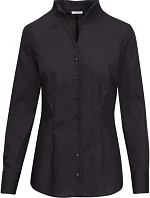 Seidensticker Chalice Blouse Slim LSL Popelínová halenka s dlouhým rukávem 78.1182 black