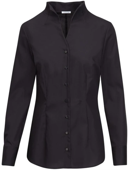 Seidensticker Chalice Blouse Slim LSL Popelínová halenka s dlouhým rukávem 78.1182 black Seidensticker Chalice Blouse Slim LSL Popelínová halenka s dlouhým rukávem 78.1182 black