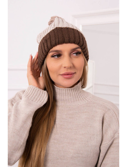 Fleecová čepice   béžová model 18751521 - K-Fashion