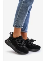 Dámské Zamszové Tenisky Na Platformě S Hlavním Šněrováním Artiker 54C1464 Černé Dámské Zamszové Tenisky Na Platformě S Hlavním Šněrováním Artiker 54C1464 Černé