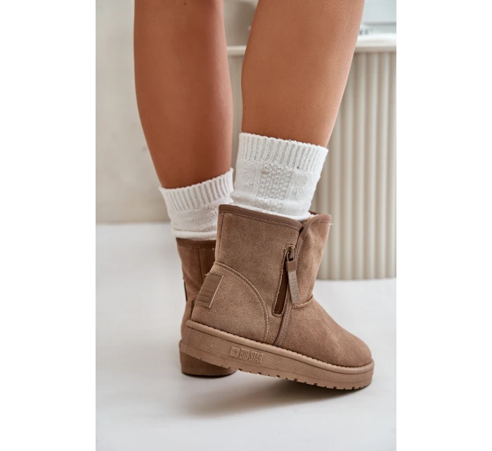 Dámské Sněhule Big Star OO274A165 Béžové