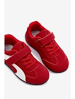 Dětské sportovní boty na suchý zip Červené model 22215877 - Boto Dětské sportovní boty na suchý zip Červené model 22215877 - Boto