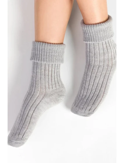 Dámské ponožky na spaní 067 sv. šedá a sv. modá - Steven Dámské ponožky na spaní 067 sv. šedá a sv. modá - Steven