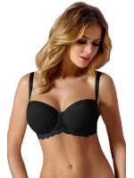 Dámská podprsenka Bardotka model 20764040 Černá - Vena
