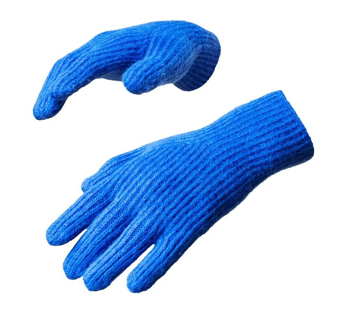 Pletené rukavice na telefon s výřezem na model 22083391 modré - Hurtel Pletené rukavice na telefon s výřezem na model 22083391 modré - Hurtel