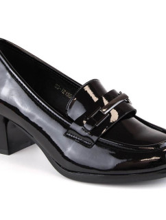 Lakované boty na podpatku Potocki W WOL175 černé
