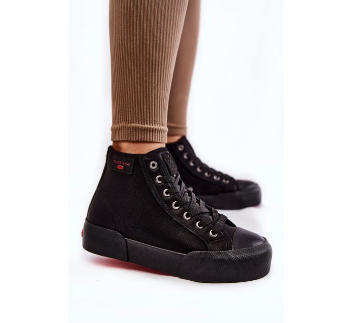 Dámské vysoké tenisky Cross Jeans KK2R4055C Černe