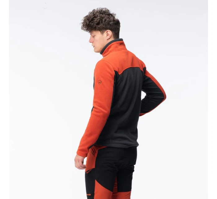 Pánská mikina Polar Monar M 92800621574 šedo-oranž - Hi-Tec Pánská mikina Polar Monar M 92800621574 šedo-oranž - Hi-Tec