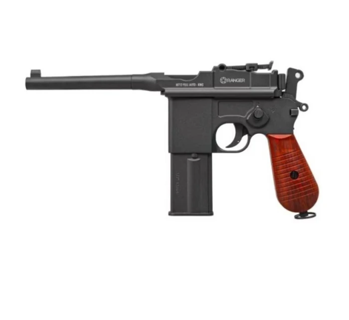 RANGER M712 Broomhandle FULL AUTO BLOWBACK větrovka k.4,5BBs 19 ran. KWC