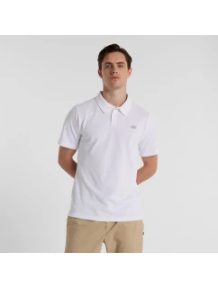 Bavlněná polokošile New Balance Pique M MT51519WT T-Shirt