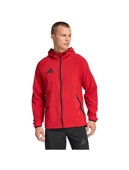 Pánská větrovka Tiro 26 Travel Jacket Červená model 22060774 pánské - ADIDAS Pánská větrovka Tiro 26 Travel Jacket Červená model 22060774 pánské - ADIDAS