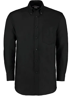 Kustom Kit KK 351 (18,5-23) Pracovní košile Oxford s dlouhým rukávem 43.351X black