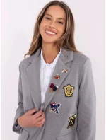 Marynarka DHJ MA model 21798070 czarny - FPrice Marynarka DHJ MA model 21798070 czarny - FPrice