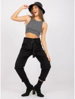 Spodnie DHJ SP model 20961821 czarny - FPrice