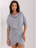 Dámské šaty EM SK HS 20 model 21302229 tmavě žlutá - FPrice Dámské šaty EM SK HS 20 model 21302229 tmavě žlutá - FPrice