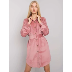 Šaty DHJ SK 10333.12P tmavě růžová