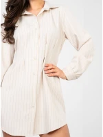 Sukienka IT SK model 22011380 jasny beżowy - FPrice